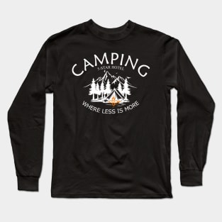 Camping 5-star Long Sleeve T-Shirt